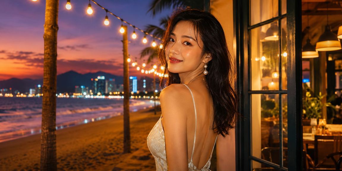 Người dùng tại Đà Nẵng kiểm tra cashback bonus trong ứng dụng 82x bên tách cà phê sáng